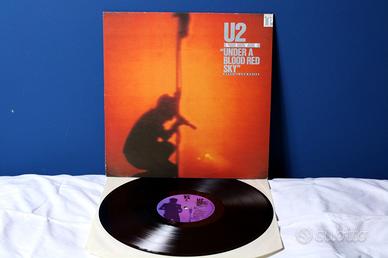 U2 UNDER A BLOOD RED SKY LP Vinile 1983 UK *EX/NM