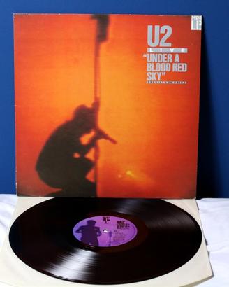 U2 UNDER A BLOOD RED SKY LP Vinile 1983 UK *EX/NM