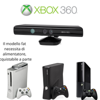 Sensore Kinect Microsoft Xbox 360 originale