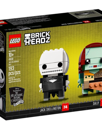 LEGO BrickHeadz 41630 – Jack Skellington & Sally