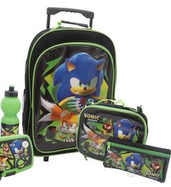 Sega Trolley borsa Sonic 5 in 1 - Verde