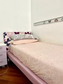 Letto Zalf una piazza con materasso