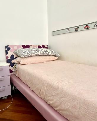 Letto Zalf una piazza con materasso