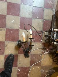 Porta candele a tetto e applique a muro