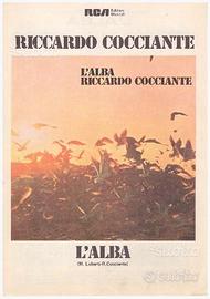 Spartito di Riccardo Cocciante - L'alba