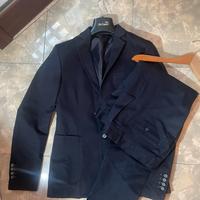 Vestito elegante uomo blu scuro made in italy