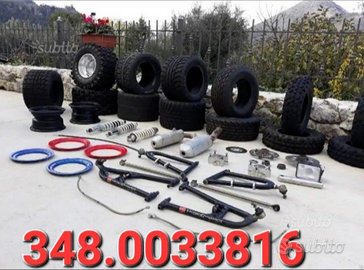Vari accessori e ricambi quad yamaha suzuki honda