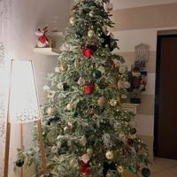 Albero di Natale Rockfeller Innevato con luci