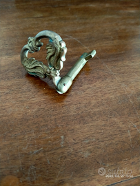 Chiave pieghevole vintage in ottone