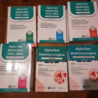 set completo 6 volumi test di medicina
