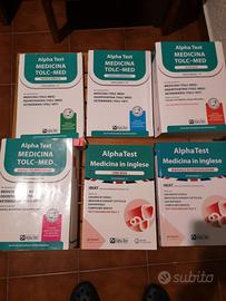 set completo 6 volumi test di medicina