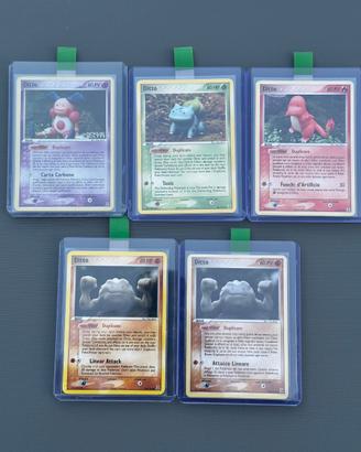 5 carte NearMint Pokemon Ditto Delta Species rare