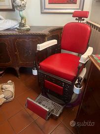poltrona da barbiere