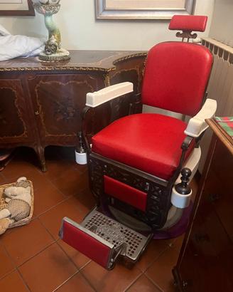 poltrona da barbiere