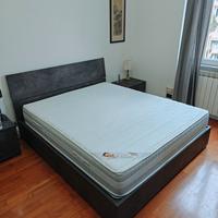 LETTO MATRIMONIALE CONTENITORE + MATERASSO 190x160