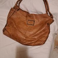 borsa grande in pelle marrone vh9aro