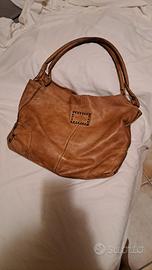 borsa grande in pelle marrone vh9aro