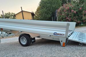 CARRELLO RIMORCHIO CRESCI PT15L BASCULANTE CON RAM