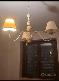 Lampadario  con lumi