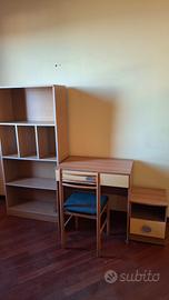 Scrivania ,libreria ,comodino