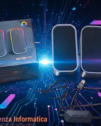Mars Gaming MS-OM Altavoces Bluetooth 20W RGB Nero