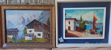 quadro paesaggio marino 