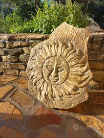 scultura in pietra locale scolpita a mano