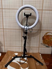 Ringlight con cavalletto