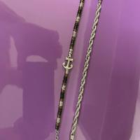 Bracciali uomo in acciaio 2 pezzi