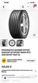 Cerchi Mak Rally 17 + Dunlop Sp Sport