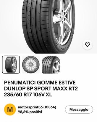 Cerchi Mak Rally 17 + Dunlop Sp Sport