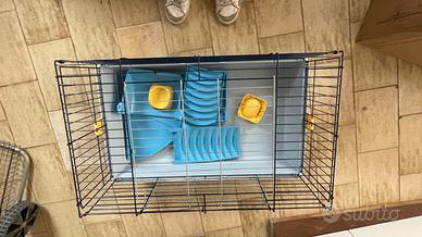 Gabbia per cavie e attrezzi per cavia