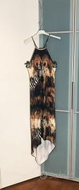 Verde Veronica Mare Vestito Animalier Lycra