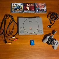 Playstation 1 originale funzionante + 3 giochi