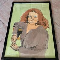 Luigi guerricchio litografia quadro