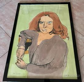 Luigi guerricchio litografia quadro