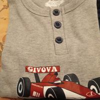 Pigiama Givova 5/6 anni Nuovo