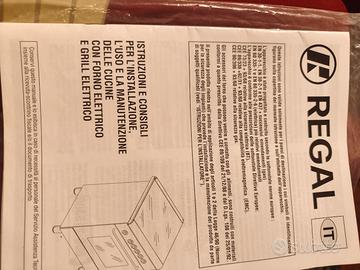 cucina a piastre con forno elettrico 