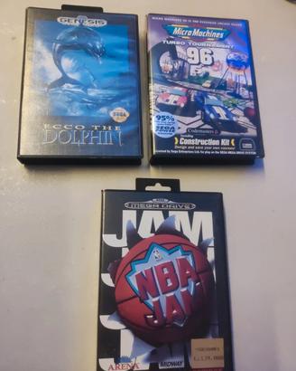 Lotto Mega Drive 3 giochi SEGA Megadrive.