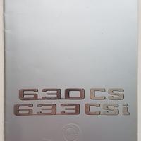 335 - DEPLIANT - BMW SERIE 6 - E24 - 1976/01 - IT