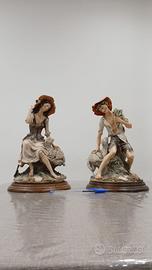 Statue ceramica capodimonte Giuseppe Armani