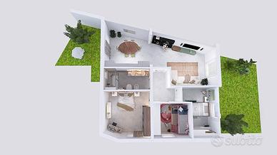 San Sperate. Due semindipendenti in costruzione