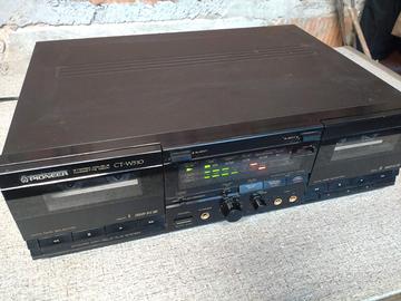 Stereo Pioneer double cassette deck CT-W510