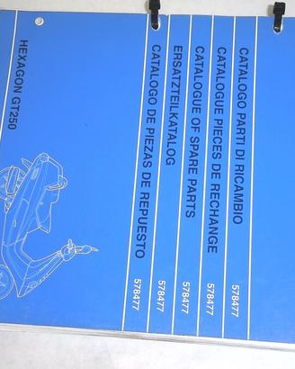 CATALOGO PARTI DI RICAMBIO HEXAGON PIAGGIO 578477