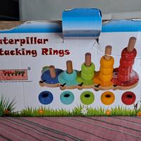 Gioco montessori in legno colori e numeri