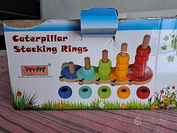 Gioco montessori in legno colori e numeri