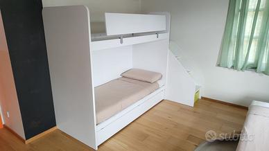 Letto  castello 3 posti