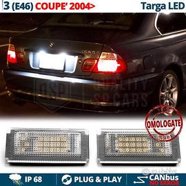PLACCHE Luci TARGA LED per BMW SERIE 3 E46 COUPE'