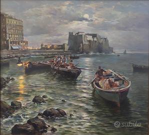 Quadro Riccardo Colucci | Castel dell'Ovo 125×135