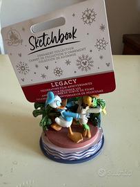 Paperino Jose Carioca statuina Sketchbook Disney